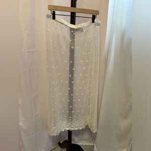 Sheer Lacey slip style skirt